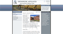 Desktop Screenshot of orthoaffil.com